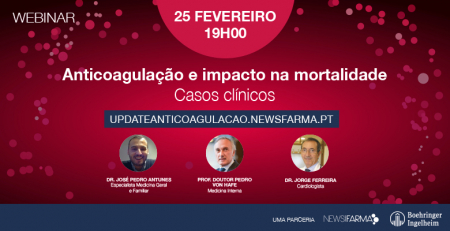 Em contagem decrescente para webinar "Anticoagulação e impacto na mortalidade – casos clínicos"