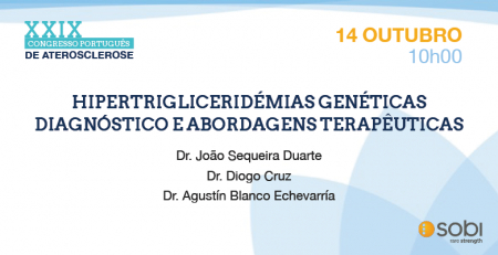 Marque na agenda: "Hipertrigliceridémias genéticas diagnóstico e abordagens terapêuticas"