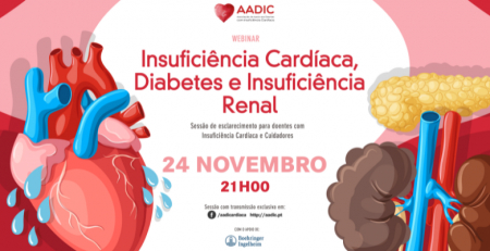 Relação entre “insuficiência cardíaca, diabetes e insuficiência renal” em destaque em sessão online